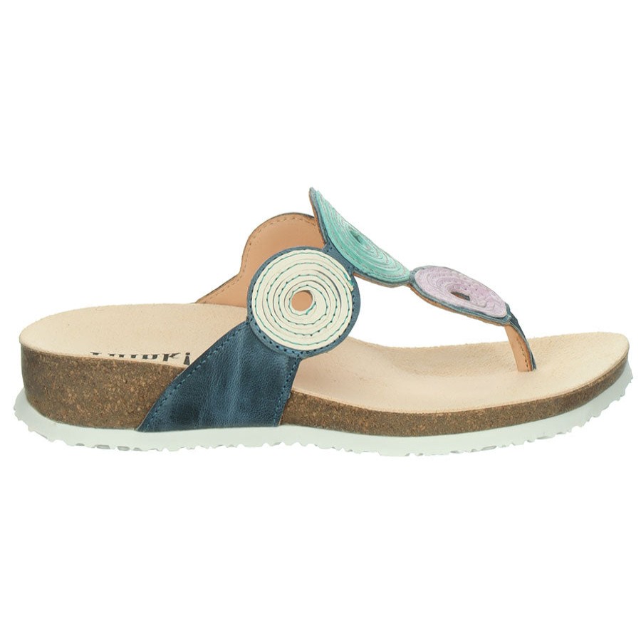 Women Think Sandals | Julia Thong With Circles