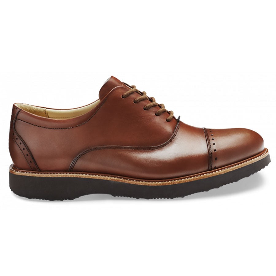 Men Samuel Hubbard Casual Lace Shoes | Market Cap-Whiskey Lth