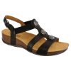 Women Sas Sandals | Clover-Space Nero Lth