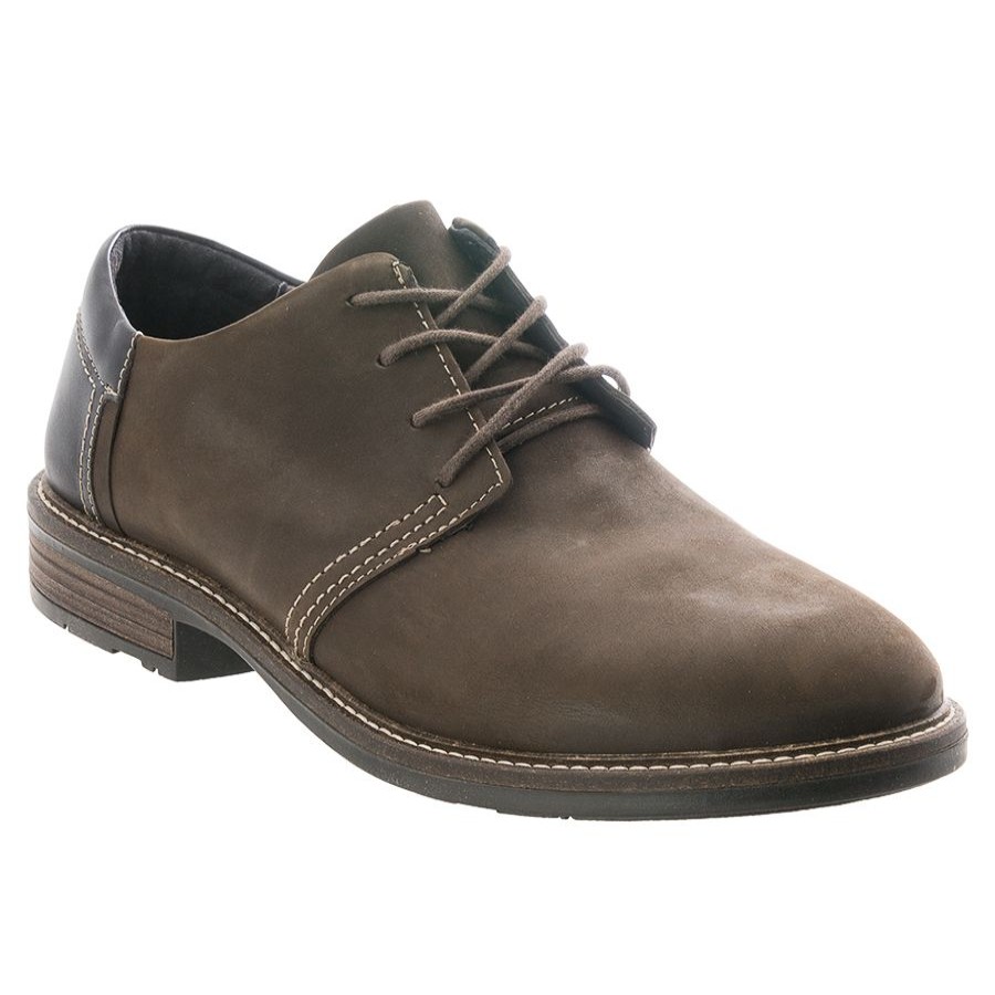 Men Naot Casual Lace Shoes | Chief-Oily Brown Nub