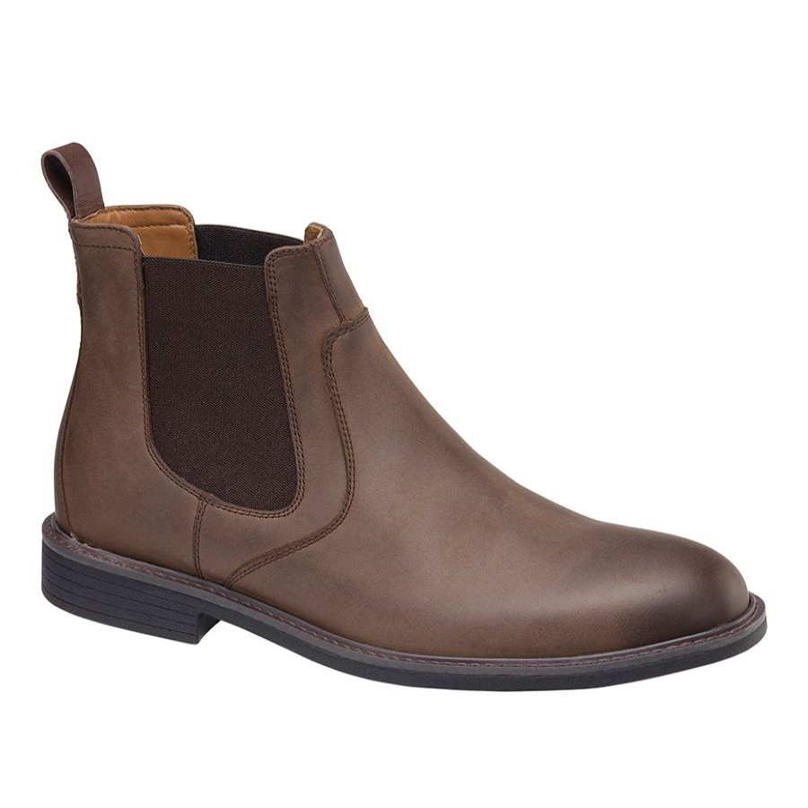 Men Jhn&mrph Boots | Hollis Chelsea Bt-Tan Lth