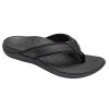 Men Vionic Sandals | Tide Toe Postsndl-Black-Lth