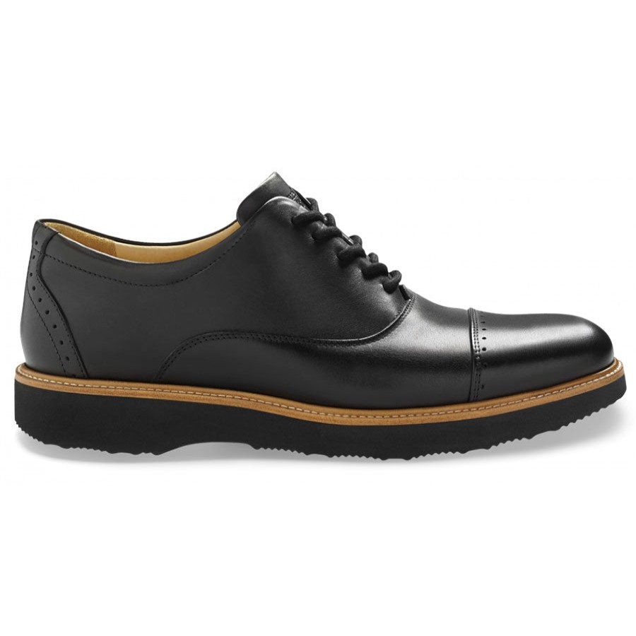 Men Samuel Hubbard Casual Lace Shoes | Market Cap-Black Lth