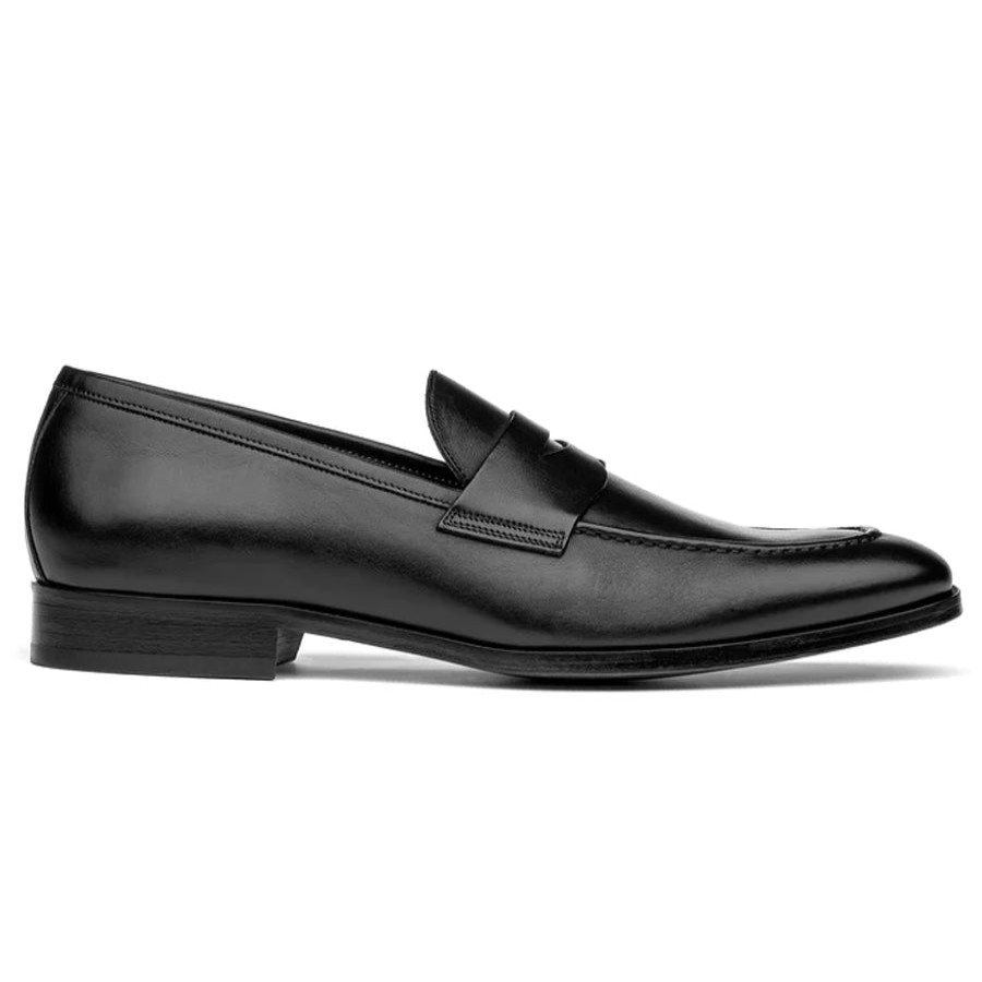 Men To Boot Ny Dress Slip-On Shoes | Tesoro-Penny-Black-Lth