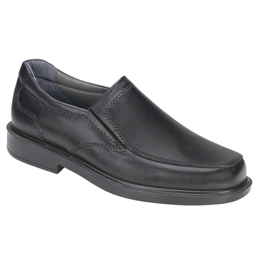 Men Sas Casual Slip-On Shoes | Diplomat-Blk Lth