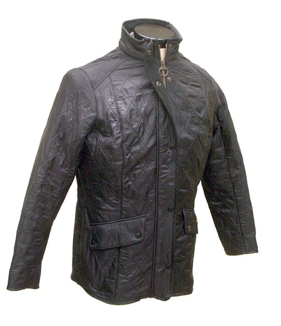 Apparel Barbour Outerwear | Cavalry Polarquilt Blk