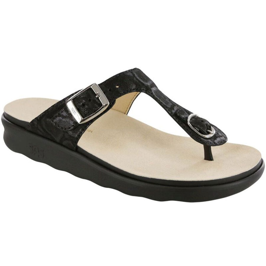 Women Sas Sandals | Sanibel Blk Snk (Vii)