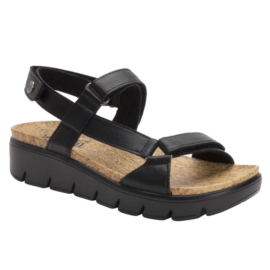 Women Alegria Sandals | Henna Black Sandal