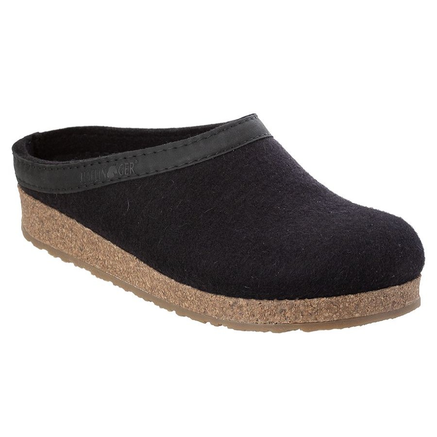 Women Haflingr Slippers | Gzl-Black