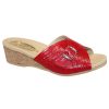 Women Worshofr Sandals | 251/0752-Red Lth