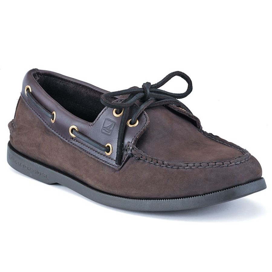 Men Sperry Boat Shoes | A/O 2 Eye Brn Nbk