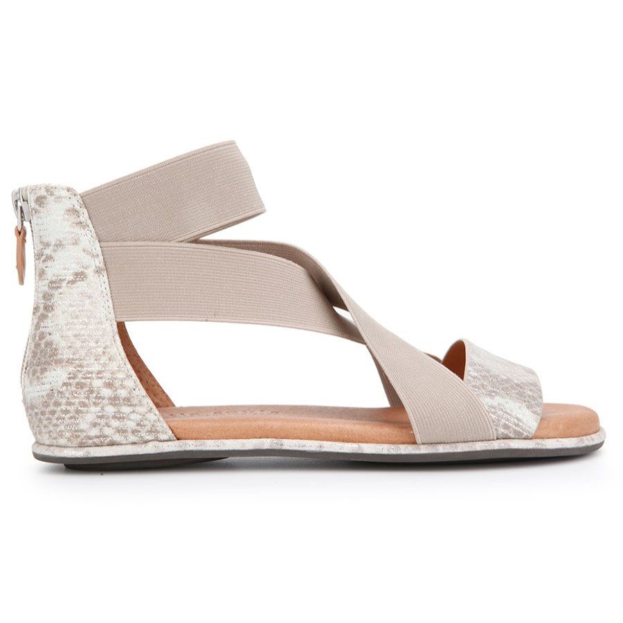 Women Gentle Souls Sandals | Break Elastic-Ivory Multi