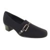 Women Munro Dress Heel Low | Cindi-Blk Stch