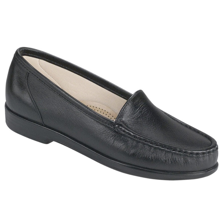 Women Sas Casual Shoes | Simplify Blk Lth