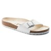 Women Birknstk Sandals | Madrid White Bflor