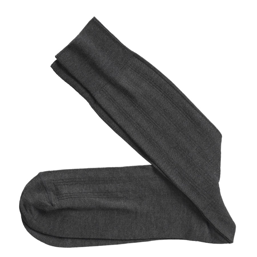 Apparel Jhn&mrph Dress Socks | Pima Cttn Rbbd-Chrc