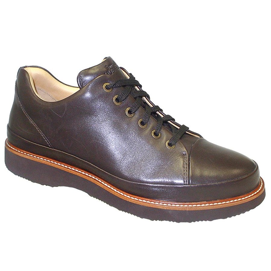 Men Samuel Hubbard Casual Lace Shoes | Dress Fast-Brown