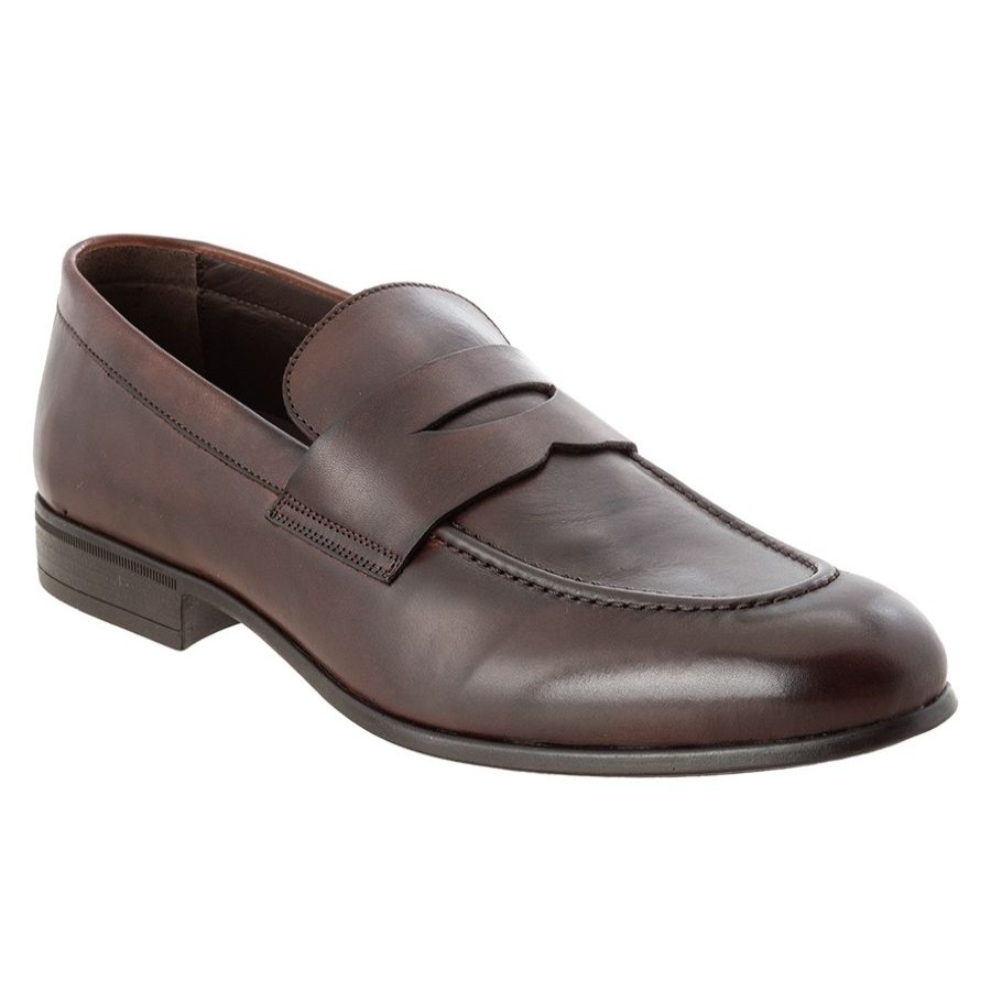 Men Gbrown Casual Slip-On Shoes | Cannon-Burgundy Lth