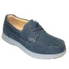 Men Samuel Hubbard Casual Lace Shoes | New Endeavor 3-Eye Moc-Blue