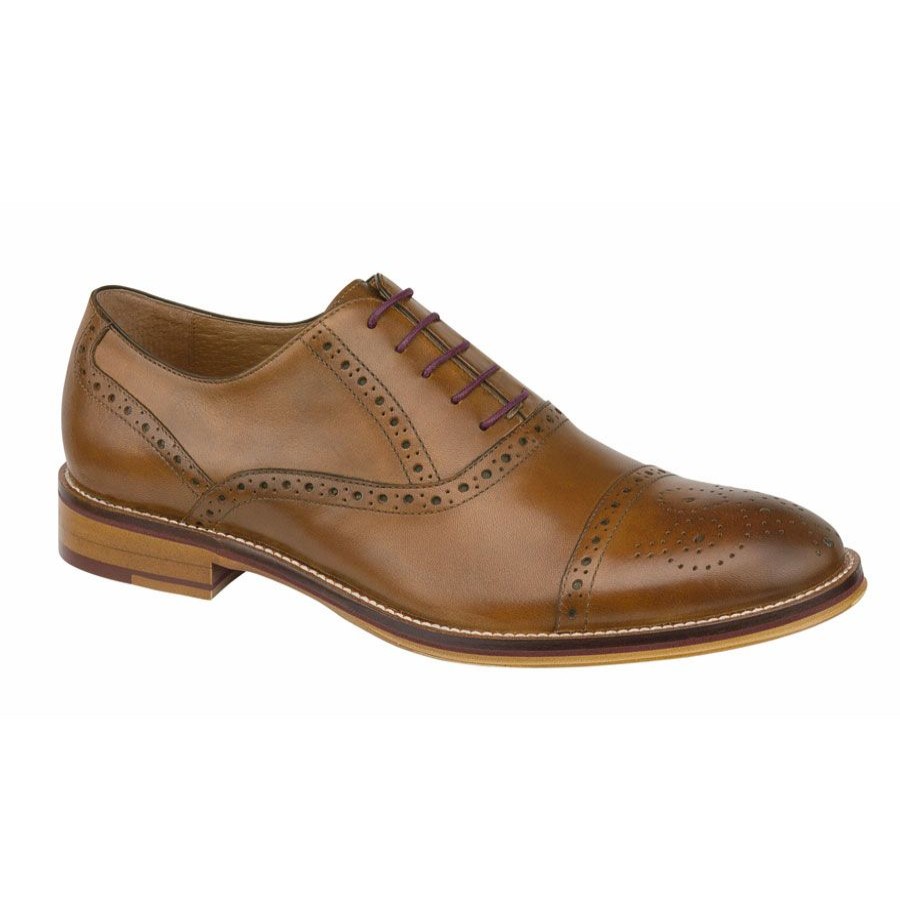 Men Jhn&mrph Casual Lace Shoes | Conard Cap Toe-Tan Lth