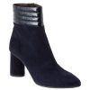 Women Brunate Waterproof Shoes Or Boots | Sasha-Wp-Navy-Sde