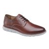 Men Jhn&mrph Casual Lace Shoes | Holden Plain Toe-Mahagony-Lth