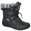 Women Wanderlust Waterproof Shoes Or Boots | Snowflake-Black-Fabric