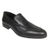 Men Gbrown Casual Slip-On Shoes | Ashton-Black-Leather