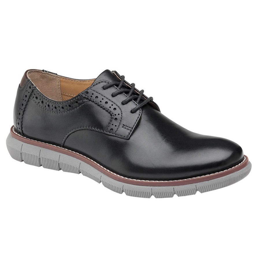 Children Jhn&mrph Shoes | Holden Plain Toe-Black-Grey