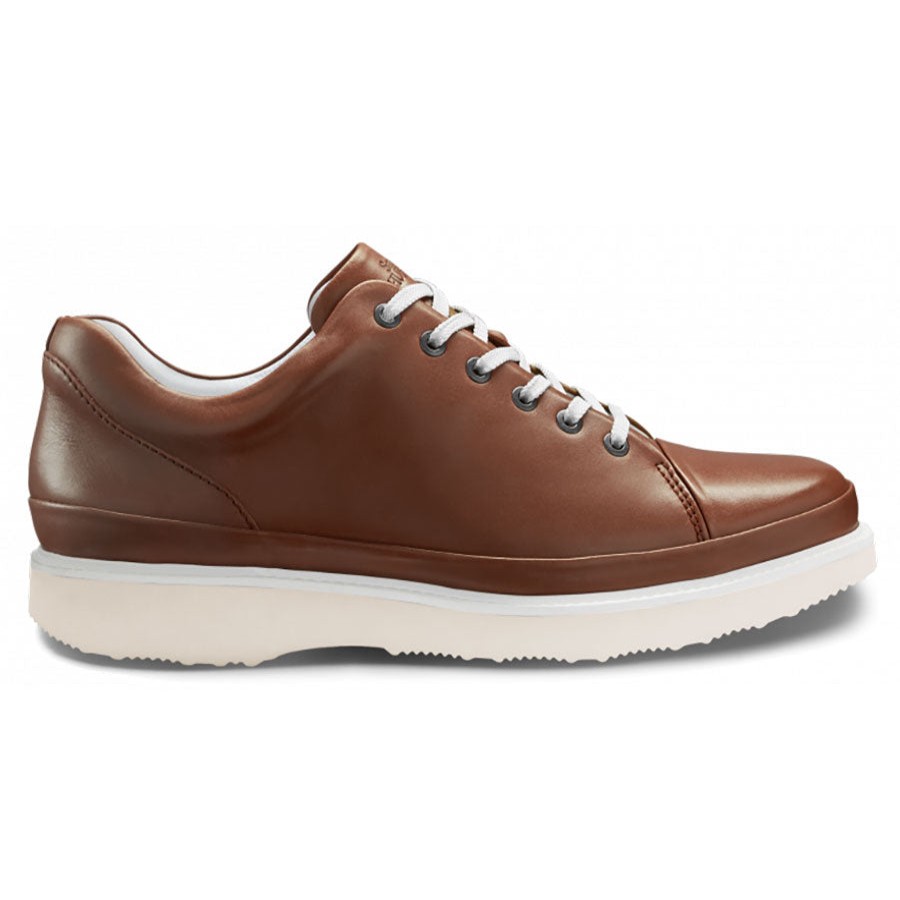 Men Samuel Hubbard Casual Lace Shoes | Fast-Tan-White Brnsh Lth