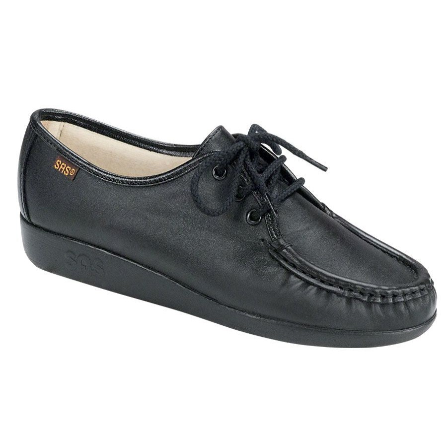 Women Sas Casual Shoes | Siesta Blk Lth