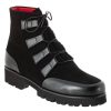 Women Pas De Rouge Waterproof Shoes Or Boots | Marta-1320-Black Lth