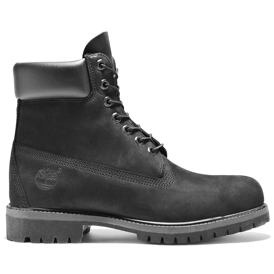 Men Tmbrland Waterproof Shoes Or Boots | Icon 6" Premium-Black Nub