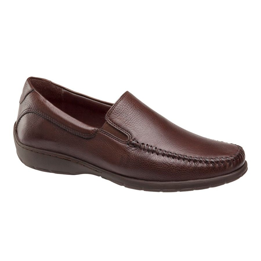 Men Jhn&mrph Casual Slip-On Shoes | Crawford Venetian-Mahogany