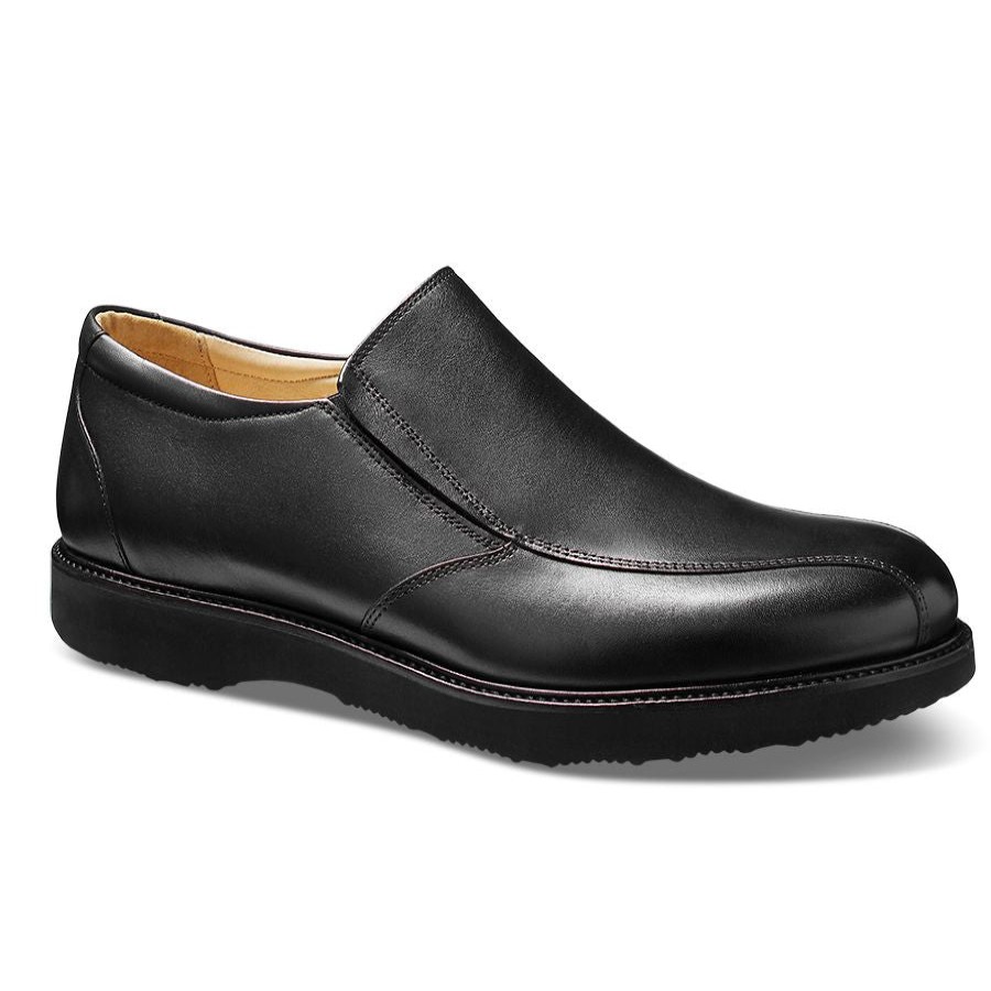 Men Samuel Hubbard Casual Slip-On Shoes | On Time Traveler-Black