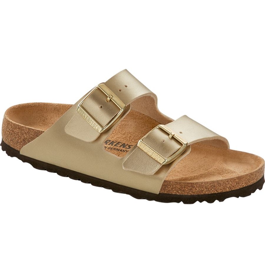 Women Birknstk Sandals | Arizona-Gold-Lth