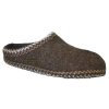 Women Haflingr Slippers | As-Smokey Brown Wool