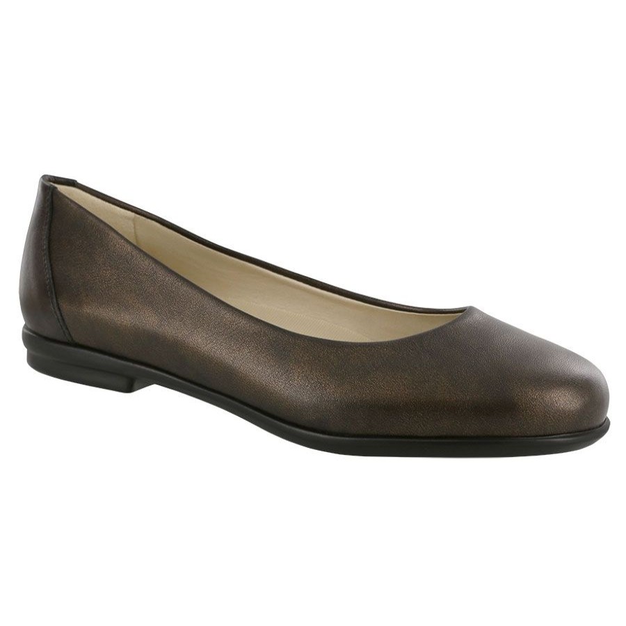 Women Sas Dress Heel Low | Scenic-Bronze Lth